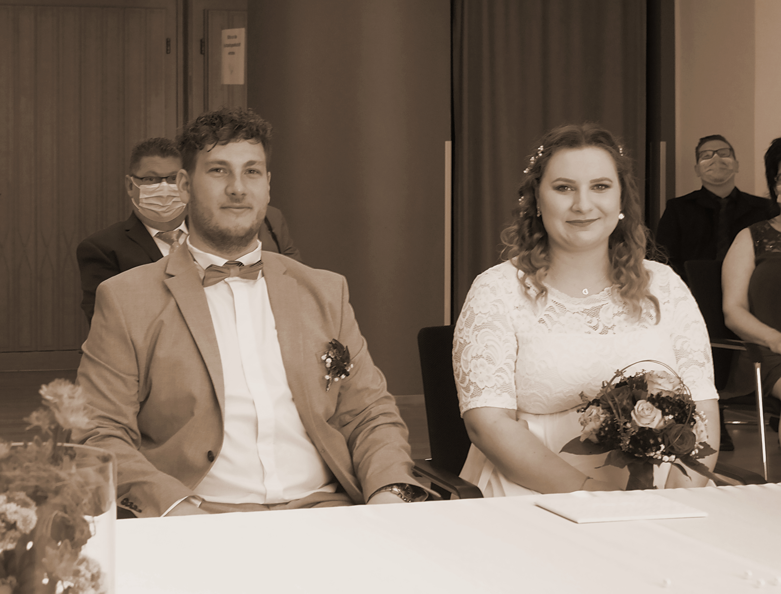 Hochzeitsfoto im Standesamt in Bad Laer Wedding 